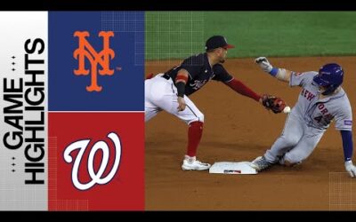 Mets vs. Nationals Game Highlights (9/5/23) | MLB Highlights