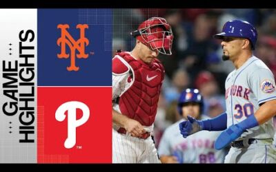 Mets vs. Phillies Highlights (9/22/23) | MLB Highlights