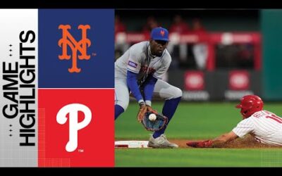 Mets vs. Phillies Highlights (9/24/23) | MLB Highlights