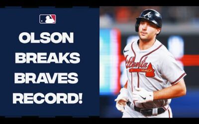 Olson CRUSHES No. 52 to set Braves SINGLE-SEASON HOME RUN RECORD!