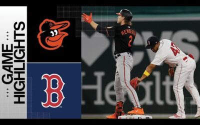 Orioles vs. Red Sox Game Highlights (9/8/23) | MLB Highlights