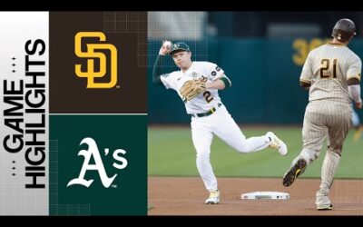 Padres vs. A’s Game Highlights (9/15/23) | MLB Highlights