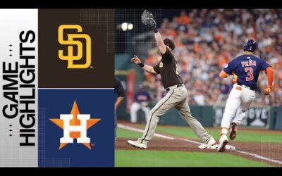 Padres vs. Astros Game Highlights (9/10/23) | MLB Highlights