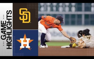 Padres vs. Astros Game Highlights (9/8/23) | MLB Highlights