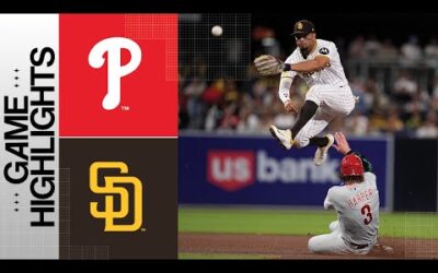 Phillies vs. Padres Game Highlights (9/5/23) | MLB Highlights