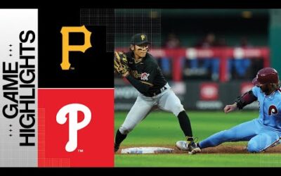 Pirates vs. Phillies Game Highlights (9/28/23) | MLB Highlights