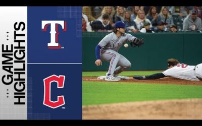 Rangers vs. Guardians Game Highlights (9/16/23) | MLB Highlights