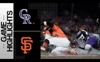 Rockies vs. Giants Game Highlights (9/8/23) | MLB Highlights