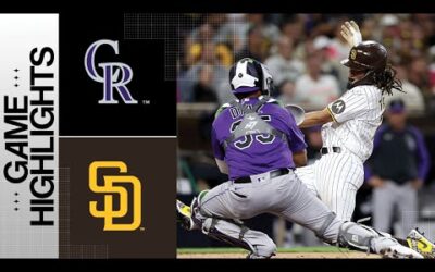 Rockies vs. Padres Game Highlights (9/19/23) | MLB Highlights