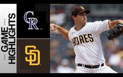 Rockies vs. Padres Game Highlights (9/20/23) | MLB Highlights