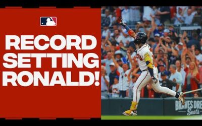 Ronald Acuña Jr. is one of one! He’s hit 40 homers and has stolen 68 bases and he’s not done yet!