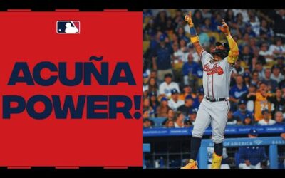 Ronald Acuña Jr. is UNBELIEVABLE! The Braves star hits another homer in key matchup with Dodgers!