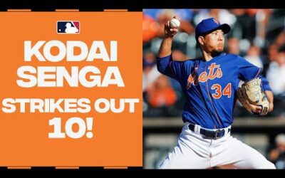 Spectacular Senga! Kodai Senga strikes out 10 batters in a masterful performance for the Mets!