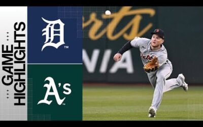 Tigers vs. A’s Game Highlights (9/21/23) | MLB Highlights