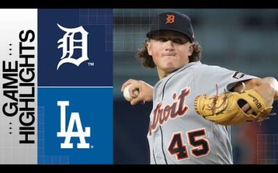 Tigers vs. Dodgers Game Highlights (9/20/23) | MLB Highlights