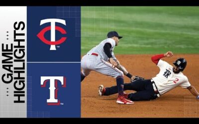 Twins vs. Rangers Game Highlights (9/1/23) | MLB Highlights