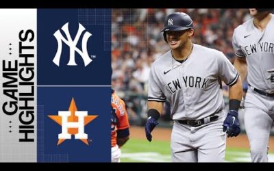 Yankees vs. Astros Game Highlights (9/1/23) | MLB Highlights