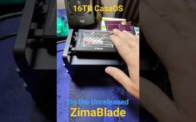 ZimaBlade with 16TB CasaOS Install! #selfhosting #docker