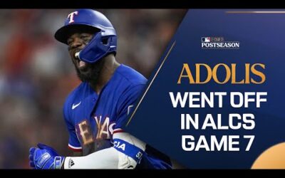 Adolis García had a performance FOR THE AGES in ALCS Game 7!