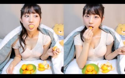 [ASMR]🍊1Hour Eat Tangerine🧡은지랑 귤 먹자