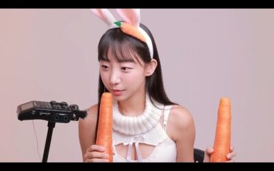 [ASMR]🐰Eunji Rabbit ASMR🥕토끼가 된 은지가 당근을 냠냠