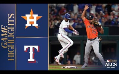 Astros vs. Rangers ALCS Game 3 Highlights (10/18/23) | MLB Highlights