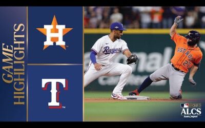 Astros vs. Rangers ALCS Game 4 Highlights (10/19/23) | MLB Highlights