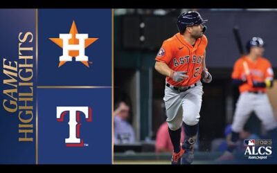 Astros vs. Rangers ALCS Game 5 Highlights (10/20/23) | MLB Highlights