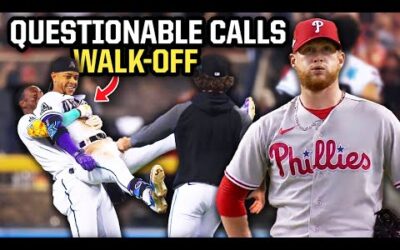 Bad umpiring before Diamondbacks walk off Phillies, a breakdown