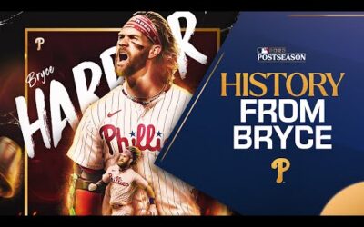 Bryce Harper’s 10 Division Series homers are the MOST IN MLB HISTORY!