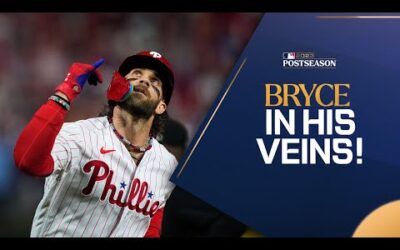 BRYCE IN HIS VEINS! Bryce Harper goes yard for the 2nd time in NLDS Game 3!