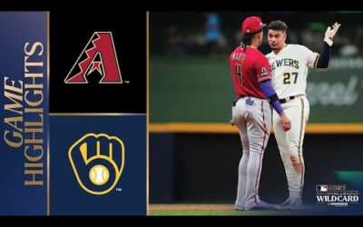 D-backs vs. Brewers Wild Card Game 1 Highlights (10/3/23) | MLB Highlights