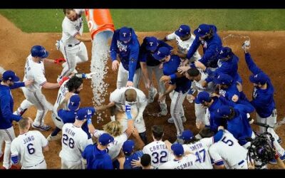 ELECTRIC COMEBACK! Corey Seager and Adolis García homer late to win World Series Game 1!