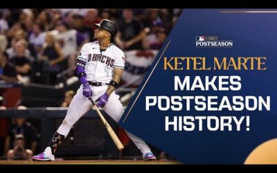 Ketel Marte is a MAESTRO with his bat | The best hits from Ketel Marte’s historic hitting streak!