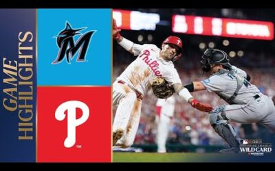 Marlins vs. Phillies Game 1 Highlights (10/3/23) | MLB Highlights