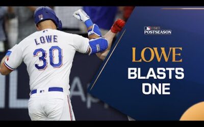 Nathaniel Lowe TIES UP ALCS Game 5 with a clutch homer!