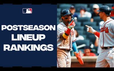 POSTSEASON LINEUP RANKINGS! Here is how EVERY postseason team’s lineup stacks up!