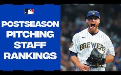 POSTSEASON PITCHING STAFF RANKINGS! How does EVERY postseason team’s collection of arms stack up?