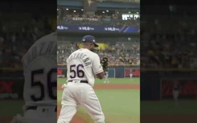 Randy Arozarena’s mom is getting to watch her son play in the majors for the first time today. 🥺