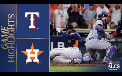 Rangers vs. Astros ALCS Game 2 Highlights (10/16/23) | MLB Highlights