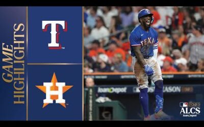 Rangers vs. Astros ALCS Game 7 Highlights (10/23/23) | MLB Highlights