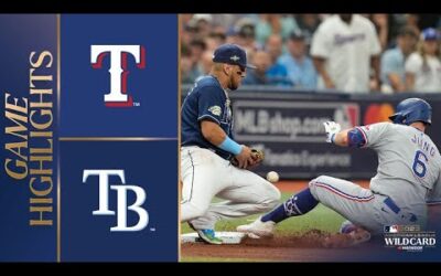 Rangers vs. Rays Wild Card Game 2 Highlights (10/4/23) | MLB Highlights