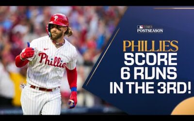 The Phillies put up 6 RUNS in a MASSIVE 3rd inning!