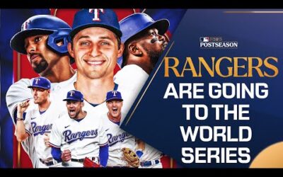 The Texas Rangers are GOING TO THE WORLD SERIES!!