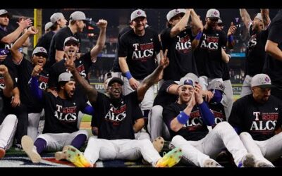 The Texas Rangers are MOVING ON! CLINCH ALCS Berth (Final Out & Celebration)