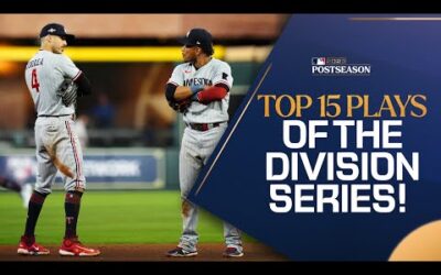 Top 15 Plays of the 2023 Division Series! (Feat. Slick defensive plays and game-changing home runs!)