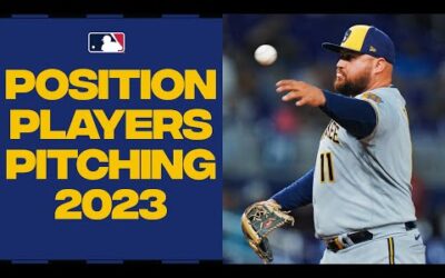 A POSITION PLAYER PITCHING clinched a postseason berth?! See the best of position players pitching!