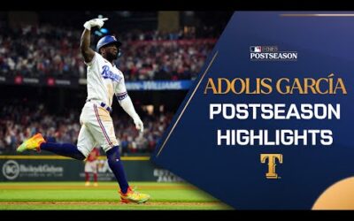 Adolis García OWNED OCTOBER with a postseason for the record books! | Postseason Highlights