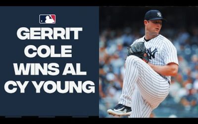 Gerrit Cole unanimously wins the 2023 American League Cy Young Award!