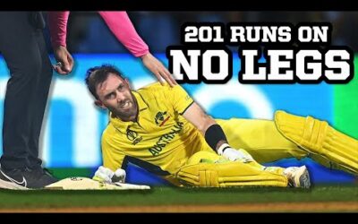 Glenn Maxwell delivers greatest batting performance ever with no legs, a breakdown